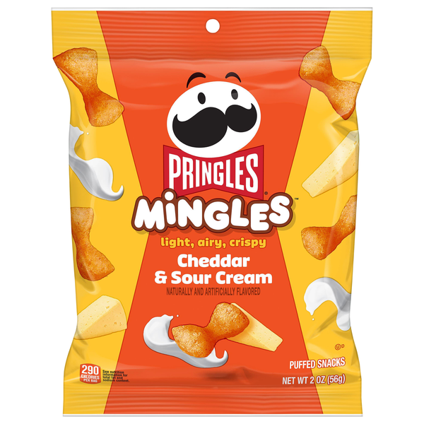 Pringles Mingles Cheddar & Sour Cream Puffed Snacks