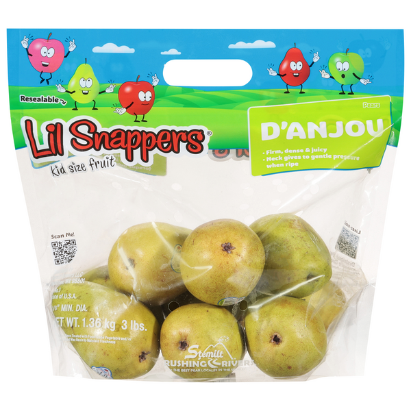 Stemilt Lil Snappers D'Anjou Pears Bag