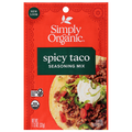 Simply Organic Spicy Taco Seasoning Mix Packet