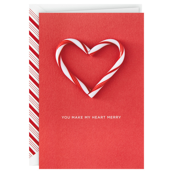 Hallmark Signature Holiday Greeting Card for Significant Other(Candy Cane)