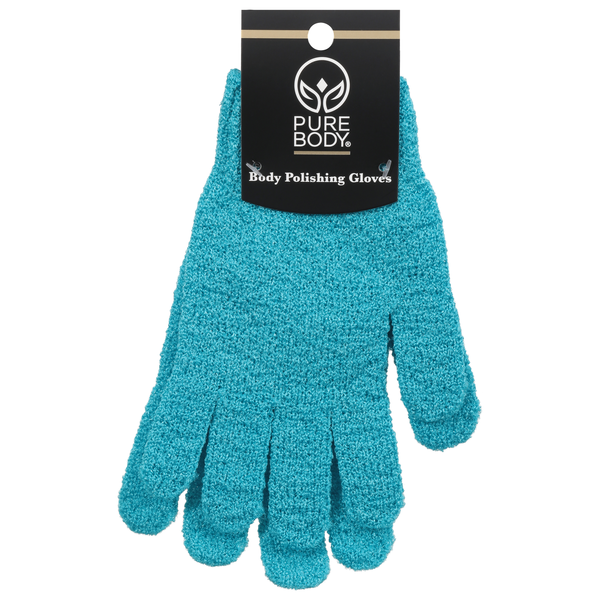 Pure Body Body Polishing Gloves Blue