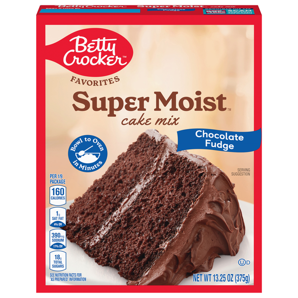 Betty Crocker Favorites Super Moist Chocolate Fudge Cake Mix