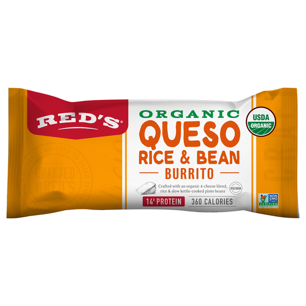 Red's Organic Four Cheese Burrito Frozen