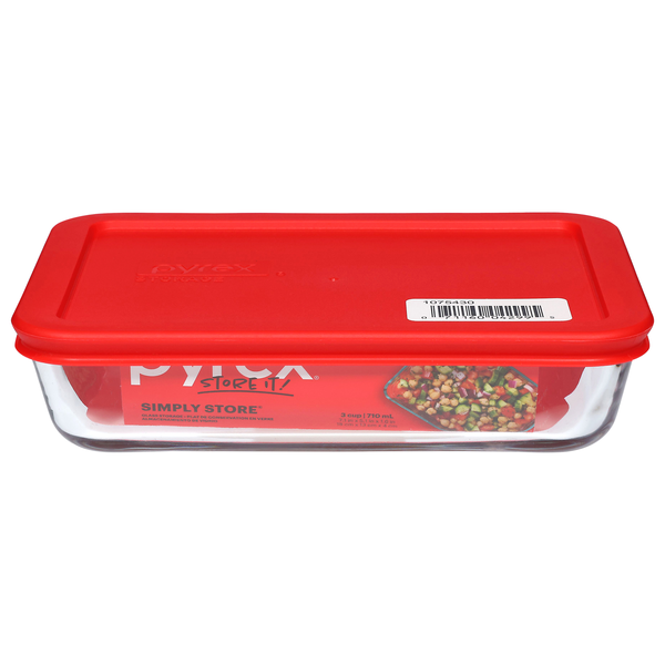 Pyrex Simply Store Glass Storage 3 Cups