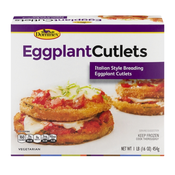 Dominex Italian Style Breading Eggplant Cutlets Frozen