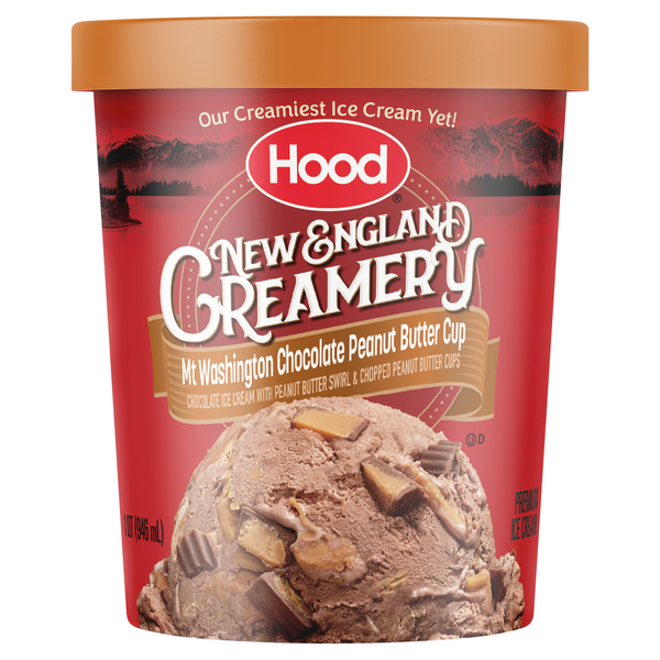 Hood New England Mt Washington Chocolate Peanut Butter Cup Ice Cream