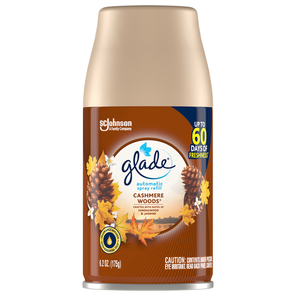 Glade Cashmere Woods Air Freshener Automatic Spray Refill