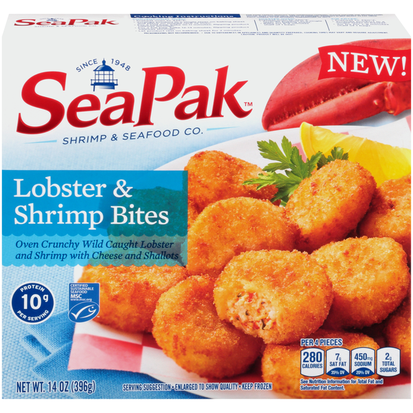 SeaPak Crunchy Lobster & Shrimp Bites Frozen