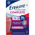 Ensure Complete Strawberry 30g Protein Nutrition Shake - 4 pk