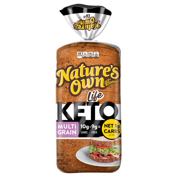 Nature's Own Life Keto 40 Calories Multi Grain Sliced Bread
