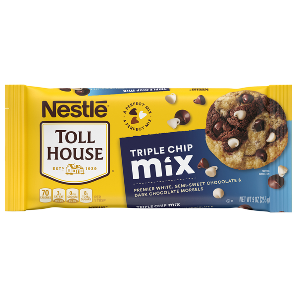Nestle Toll House Triple Chip Mix Chocolate Morsel Chips