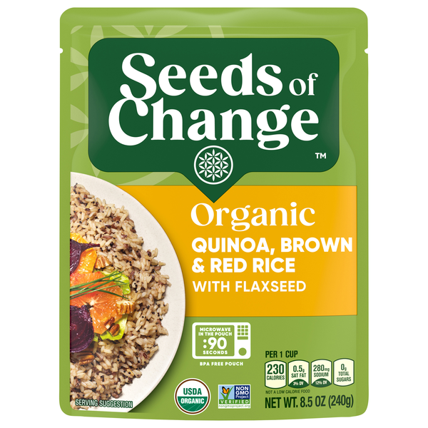 Seeds of Change 90 Second Microwave Organic Quinoa Brown & Red Rice