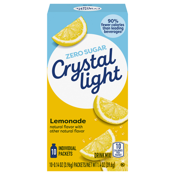 Crystal Light Lemonade Drink Mix - 10 ct