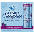Clearly Canadian Zero Sugar Mountain Blackberry Sparkling Water - 6 pk