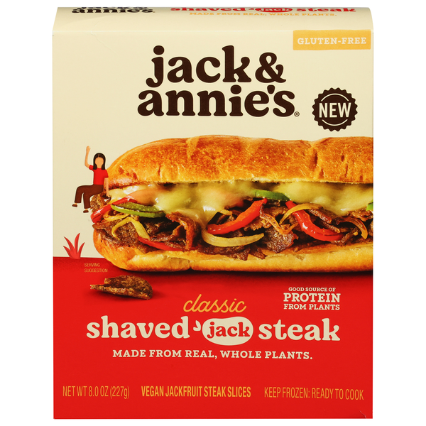 Jack & Annie's Plant Based Classic Shaved Jack Steak Frozen
