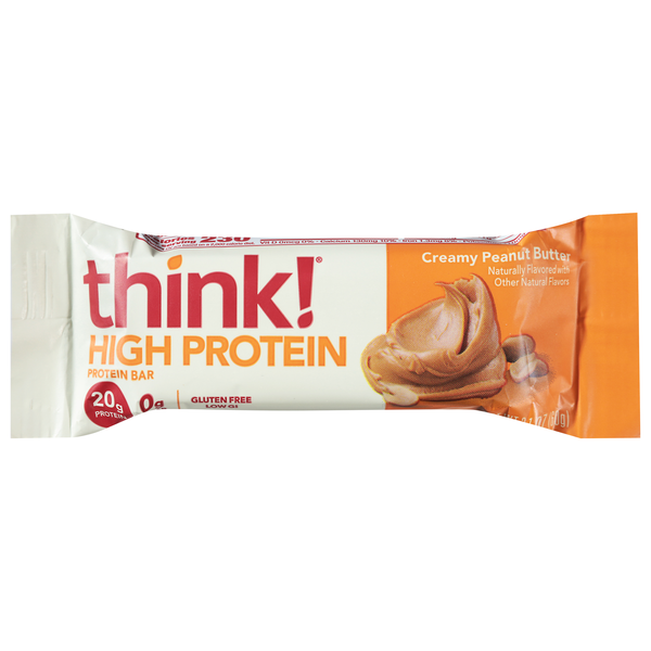 think! Gluten Free Creamy Peanut Butter 20g High Protein Bar