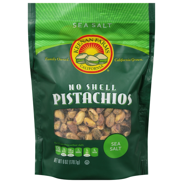 Keenan Farms No Shell Sea Salt Pistachios