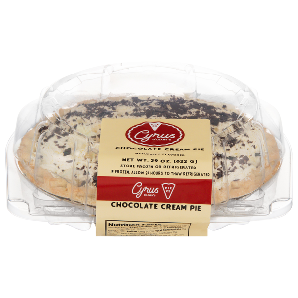 Save on Cyrus O'Leary's Pie Co Chocolate Cream Pie Order Online