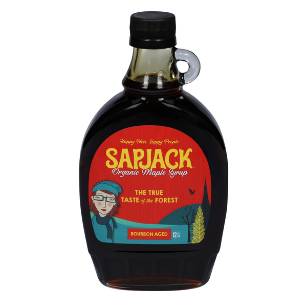 Sapjack Organic Bourbon Aged Maple Syrup