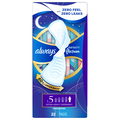 Always Infinity Size 5 Unscented Extra Heavy Overnight Pads with Wings