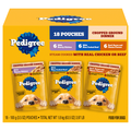 PEDIGREE Chopped Ground Dinner Variety Pack Wet Dog Food Pouch - 18 ct