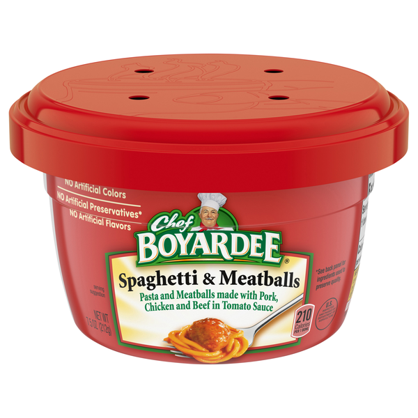 Chef Boyardee Spaghetti & Meatballs Microwavable Bowl