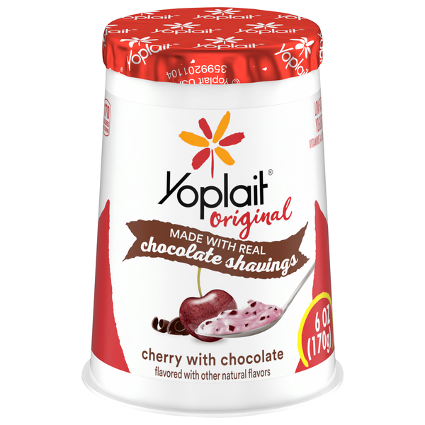 Yoplait Original Low Fat Cherry with Chocolate Yogurt Cup