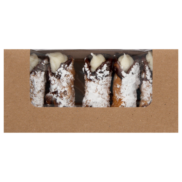 Hannaford Bakery Mini Chocolate Dipped Cannolis