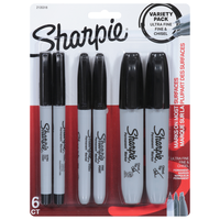Sharpie Permanent Markers Ultra Fine & Chisel Point Variety Pack