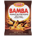 Osem Bamba Peanut Butter Puffs with Creamy Hazelnut Filling