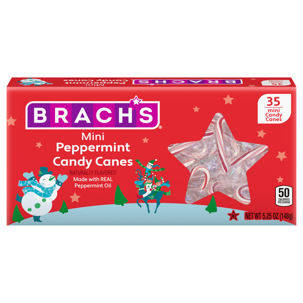 Brach's Mini Peppermint Candy Canes - 35 ct