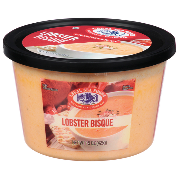 Legal Sea Foods Lobster Bisque Soup Refrigerated