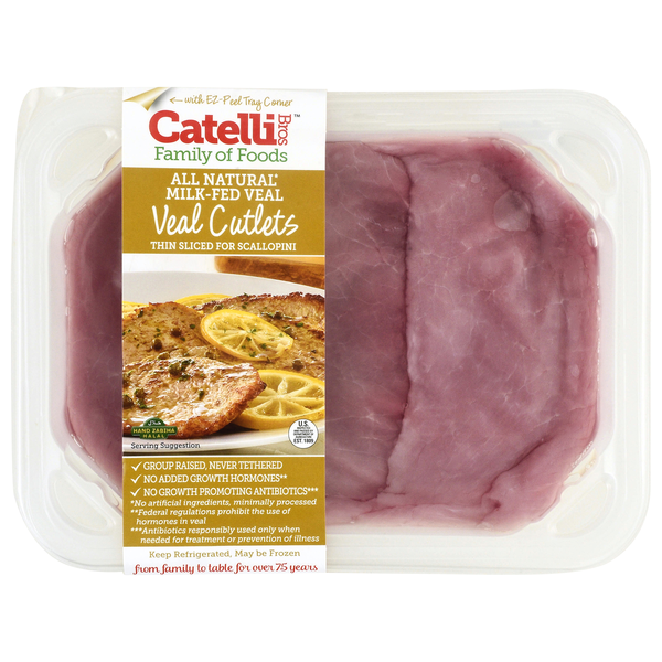 Catelli Bros All Natural Thin Sliced Veal Cutlets