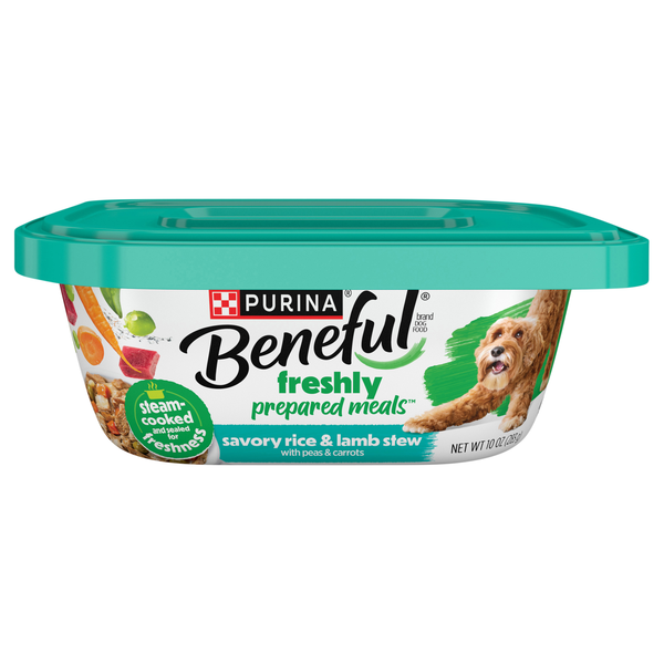Purina Beneful Prepared Meals Savory Rice & Lamb Stew Adult Wet Dog Food