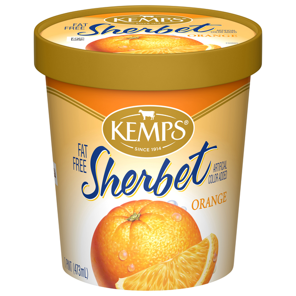 Kemps Fat Free Orange Sherbet
