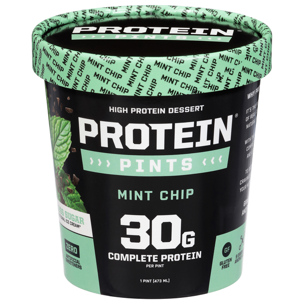 Protein Pints Mint Chip High Protein Dessert Frozen
