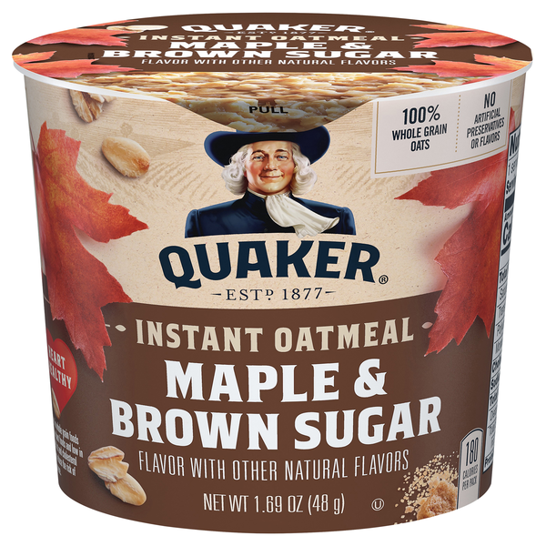 Quaker Maple & Brown Sugar Instant Oatmeal
