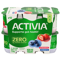 Activia Non Fat Strawberry/Blueberry Probiotic Yogurt Cup - 12 ct
