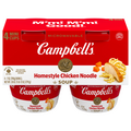 Campbell's Homestyle Chicken Noodle Soup Microwavable Mini Cups - 4 ct