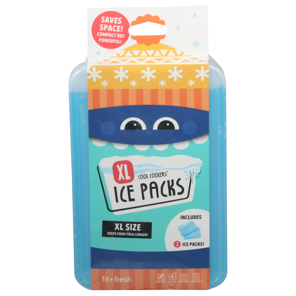 Fit & Fresh Cool Coolers XL Size Ice Packs