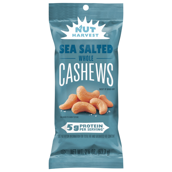 Nut Harvest Sea Salted Whole Cashews