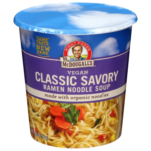 Dr. McDougall's Vegan Chicken Flavor Ramen Noodle Soup Cup