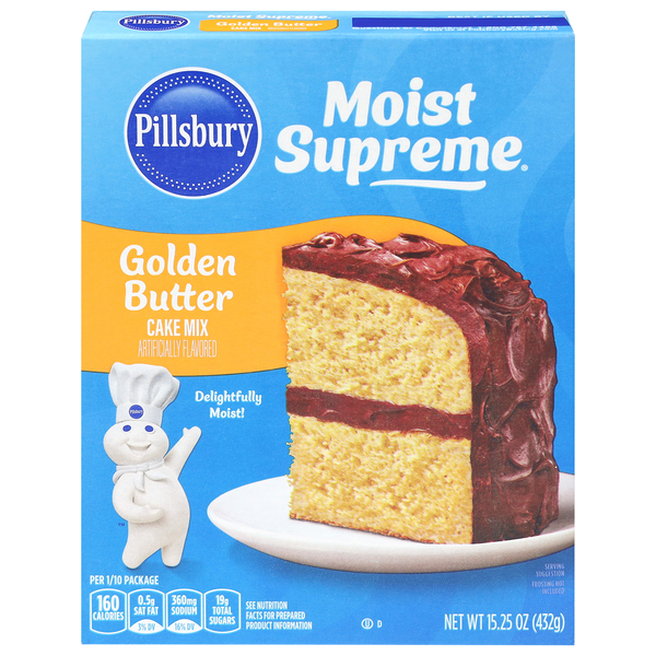 Pillsbury Moist Supreme Golden Butter Cake Mix