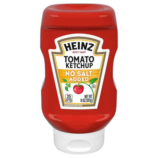 Heinz No Salt Added Tomato Ketchup