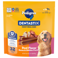 PEDIGREE DENTASTIX Dual Flavor Bacon & Chicken Treats for Large Dogs 32ct