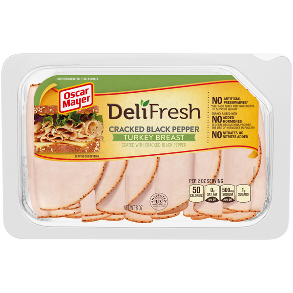 Save on Oscar Mayer Deli Fresh Cracked Black Pepper Turkey Breast