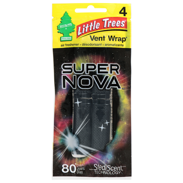 Little Trees Vent Wrap Super Nova Air Fresheners