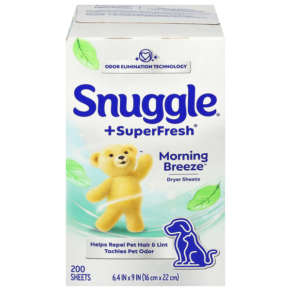 Snuggle Plus Super Fresh Original Fabric Conditioner Dryer Sheets
