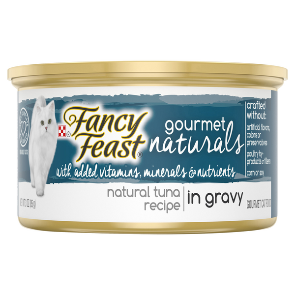 Save on Fancy Feast Gourmet Naturals Adult Wet Cat Food Tuna Recipe in