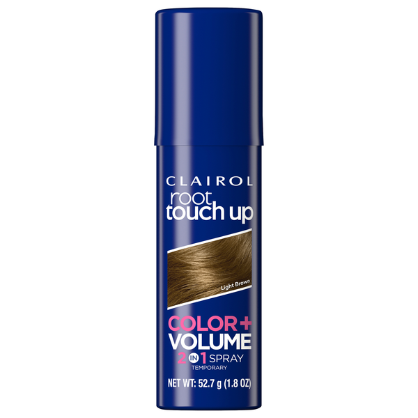 Clairol Root Touch-Up 2 in 1 Temporary Color + Volume Spray Light Brown